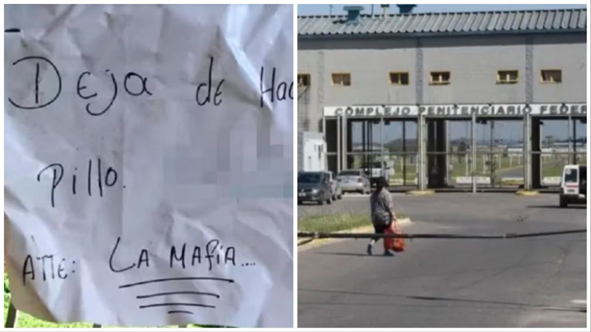 Tiros y un cartel con amenazas contra el director del penal donde están