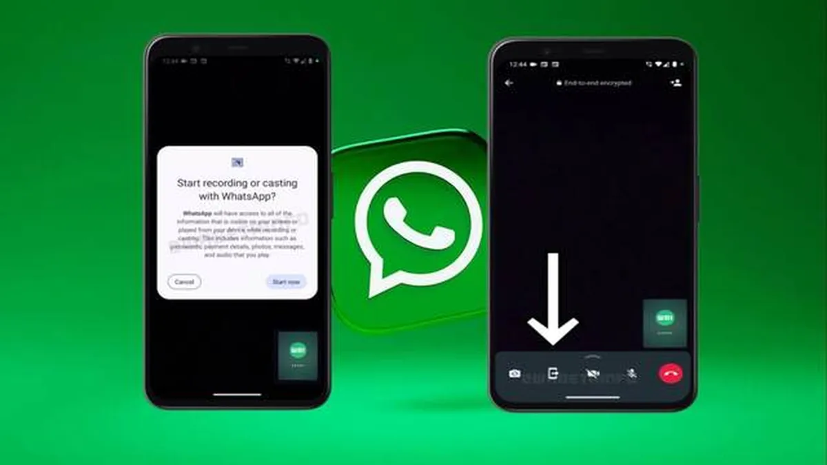 WhatsApp de qué trata Compartir pantallapara las videollamadas