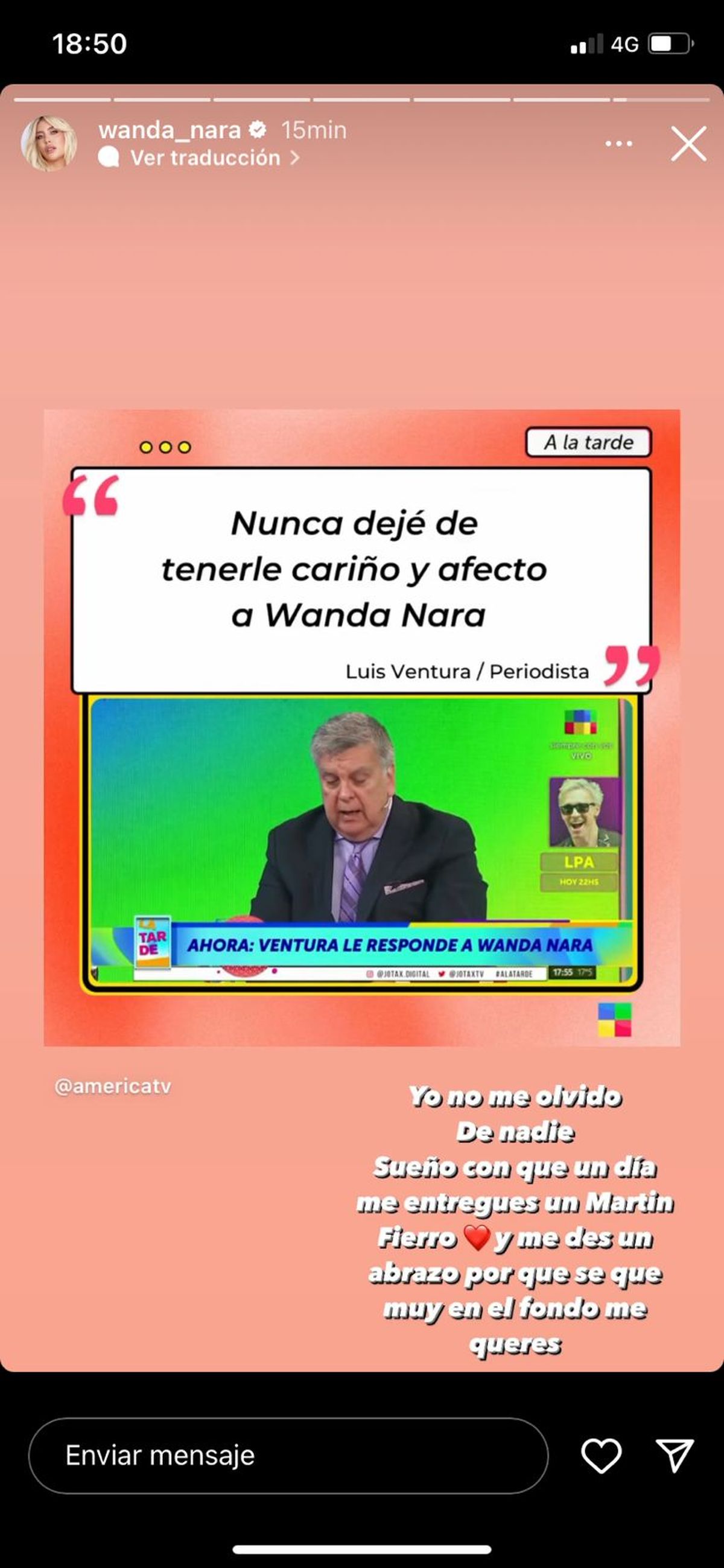 La Fuerte Respuesta De Luis Ventura A Wanda Nara Que Le Hizo Un Pase