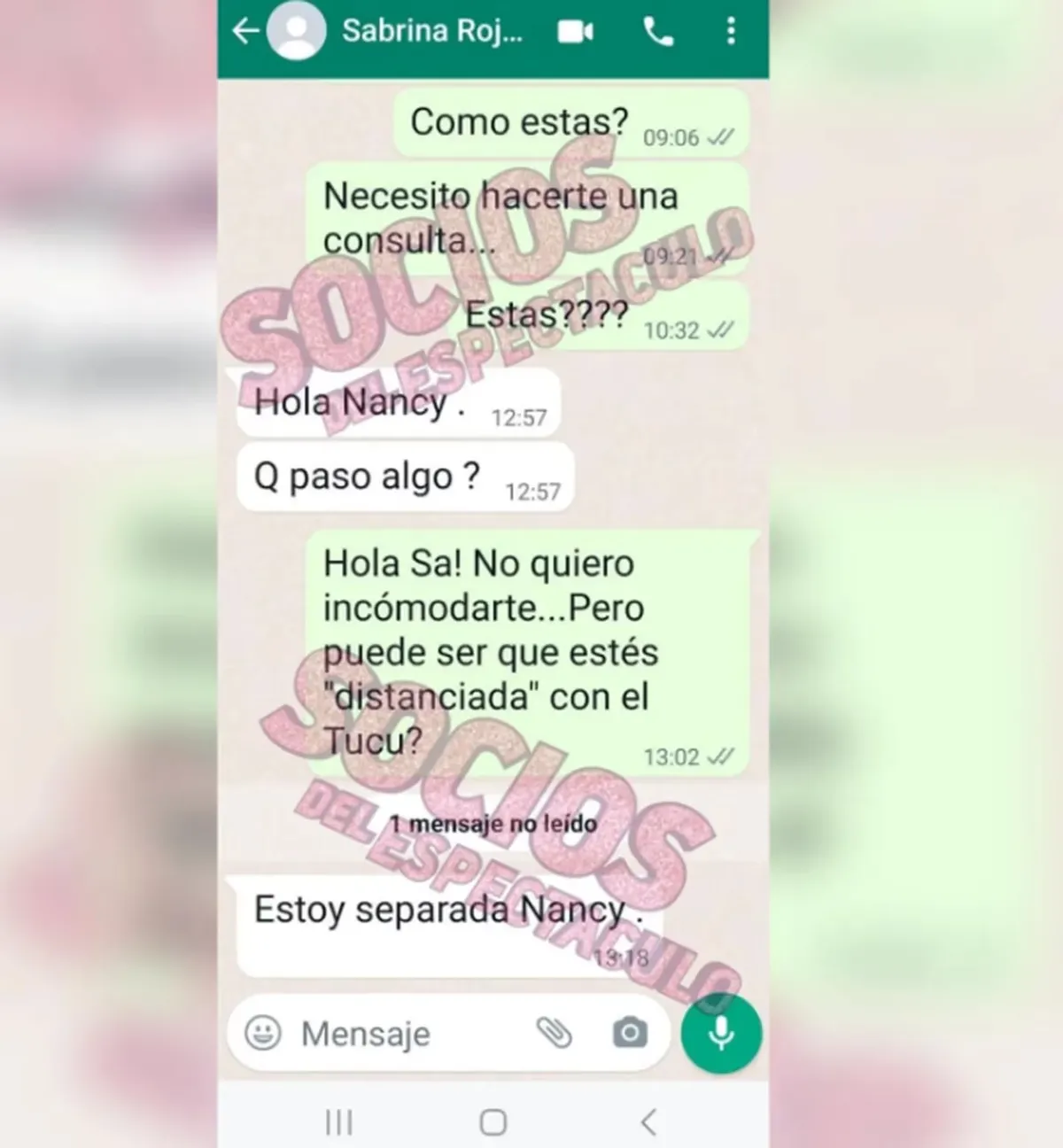 El Tucu López habló de la separación de Sabrina Rojas y ella lo