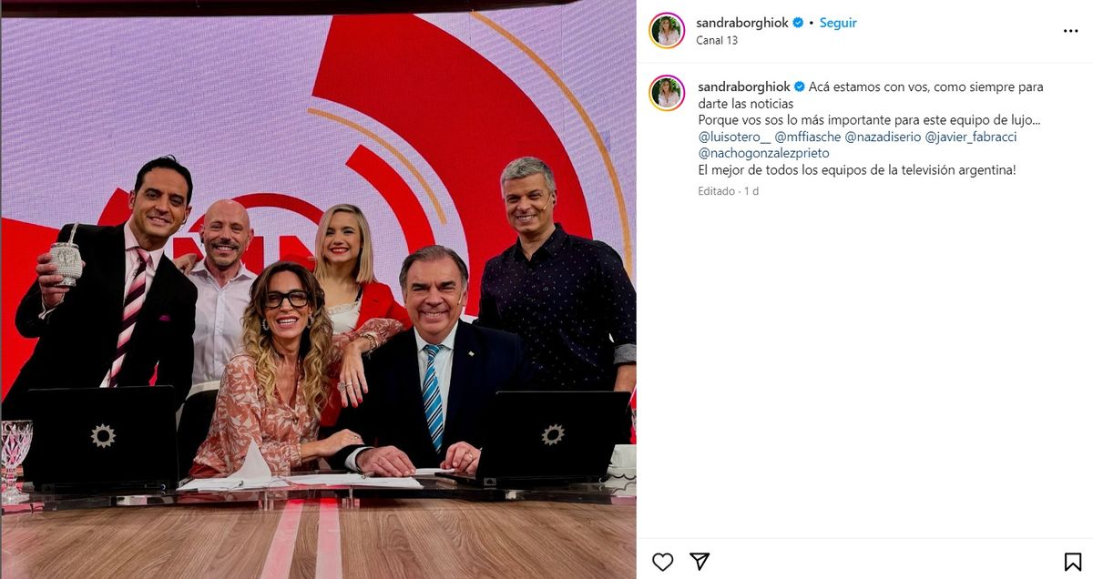 Sandra Borghi rompió el silencio aclaró cómo se lleva con sus