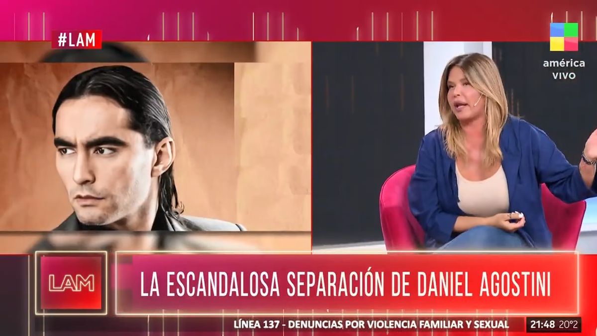 La dolorosa reacción de Nazarena Vélez al escuchar a Daniel Agostini