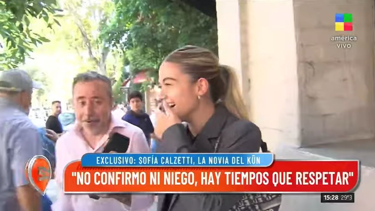 La pícara reacción de Sofía Calzetti tras confirmarse la noticia de su