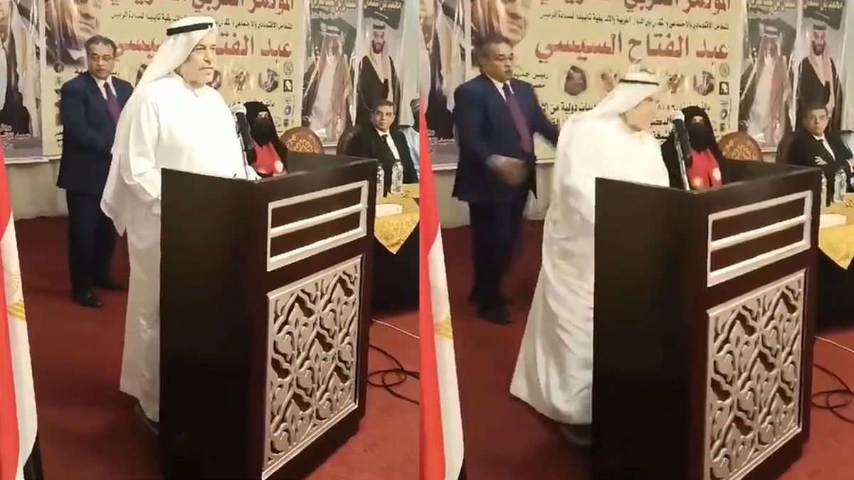 Dramático video un embajador de Arabia Saudita murió mientras daba un