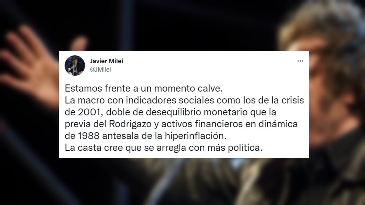 La reacción de Javier Milei a los cambios de gabinete La casta cree