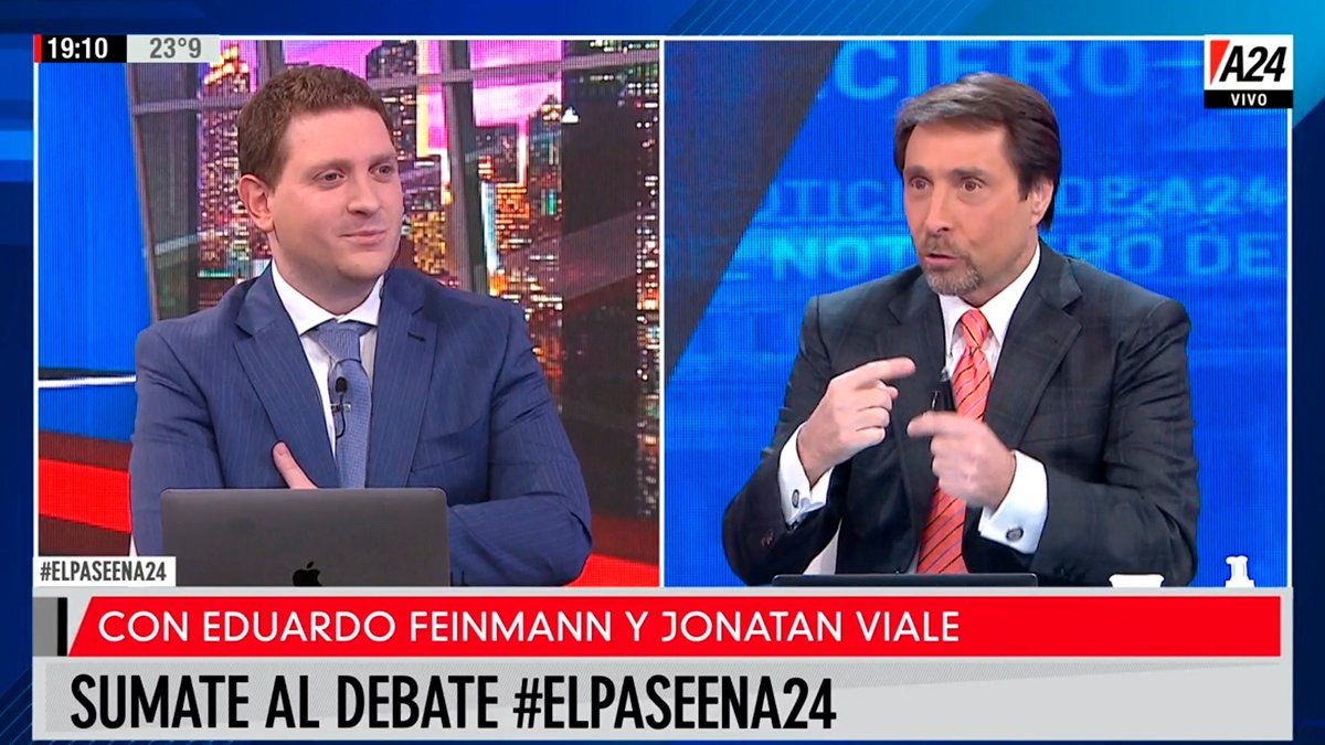 El Pase En A24 Eduardo Feinmann Y Jonatan Viale Analizaron El