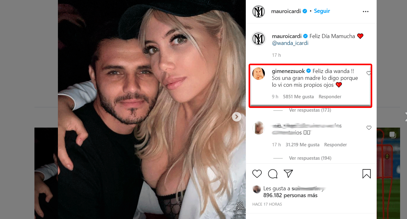 Susana Giménez se involucró en la separación de Wanda con Icardi con un  mensaje