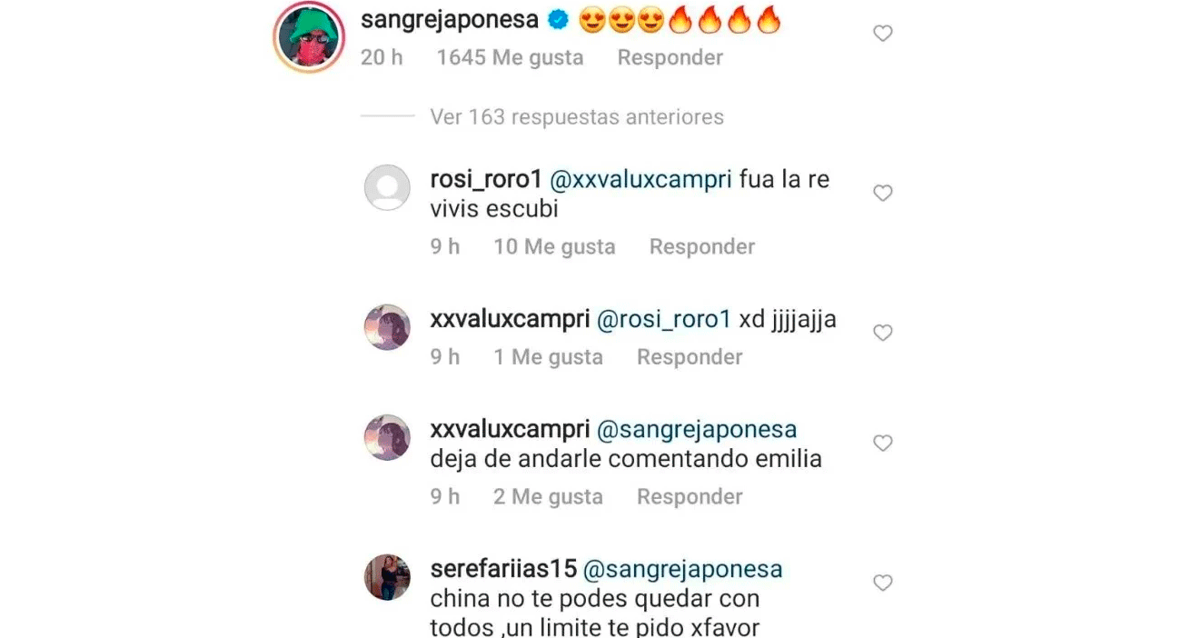 La China Suárez comentó una foto a Emilia Ermes y los fans estallaron: 