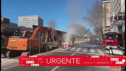 caos y operativo de emergencia en pleno palermo por un gran escape de gas