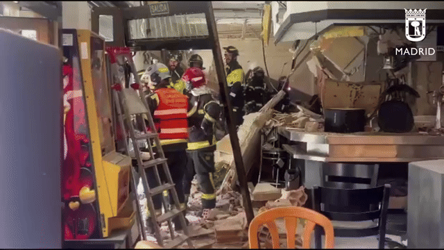 Una explosión en un bar de Madrid dejó al menos 25 heridos.&nbsp;