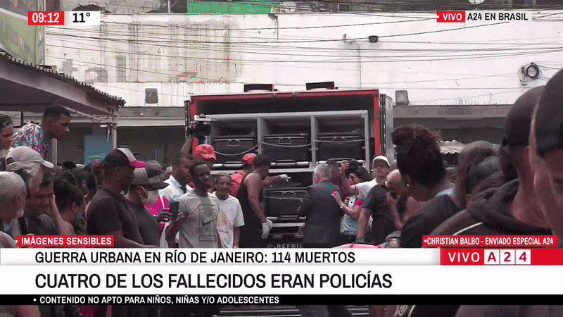 Qué es el Comando Vermelho, la organización que hizo estallar Río de Janeiro y dejó al menos 132 muertos