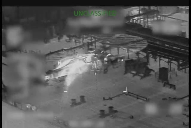 Así fue el momento de la captura del buque petrolero de la flota fantasma capturado por Estados Unidos