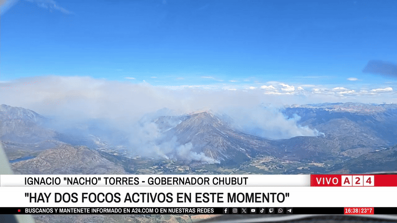 Incendios en Chubut: cómo continúan las tareas para controlar las llamas mientras crece el número de evacuados