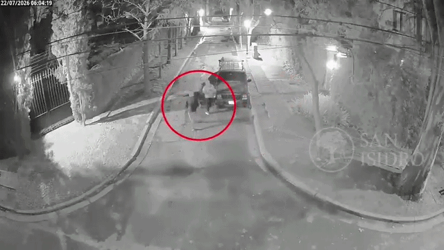 Video: así detuvieron a tres menores que entraron a robar una casa en San Isidro