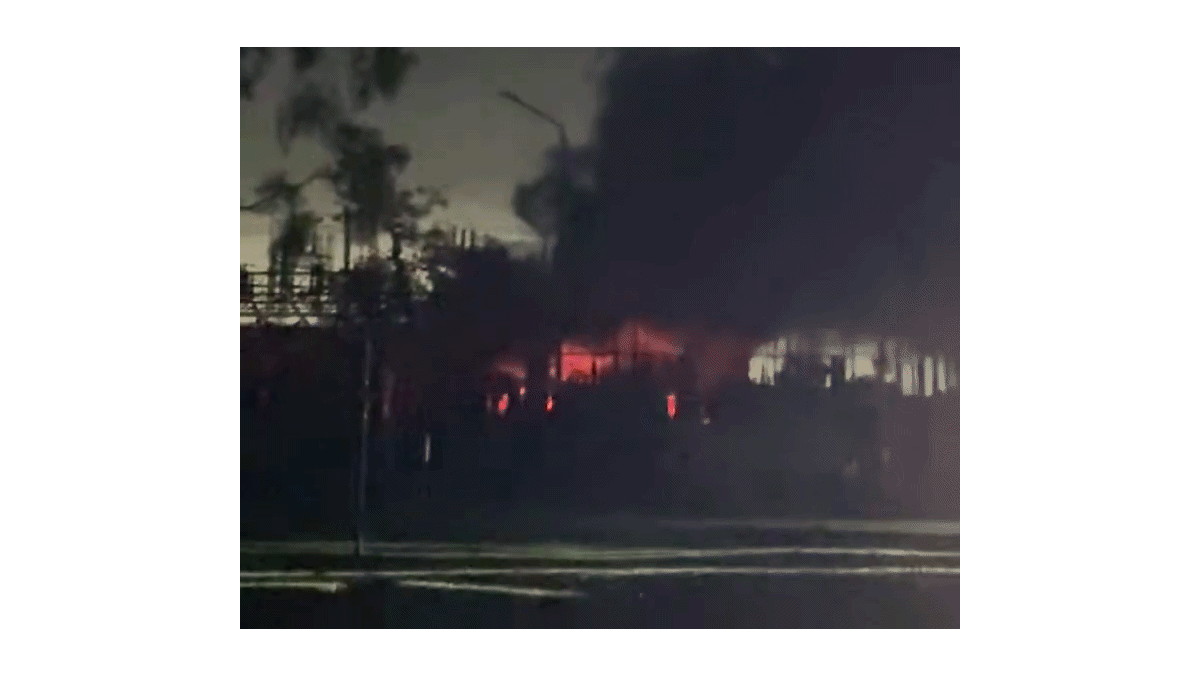 Apagón masivo en La Plata: un incendio y explosión dejó a varios barrios completamente a oscuras