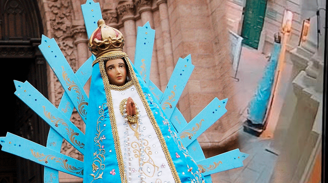 misterio en san cayetano: la virgen de lujan avanzo sola hasta la puerta y las imagenes se hicieron virales misterio en san cayetano: la virgen de lujan avanzo sola hasta la puerta y las imagenes se hicieron virales