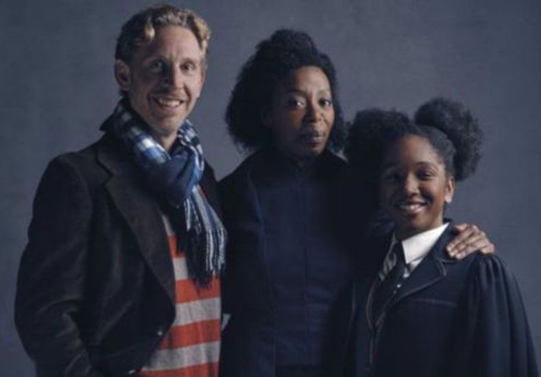 Ron, Hermione y Rose, hija de la pareja. Foto: Charlie Gray
