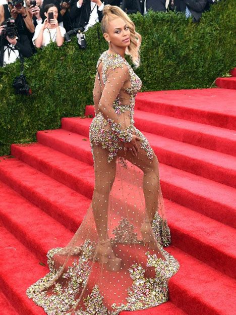 Beyonce en la MET gala, el 4 de mayo.