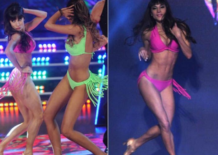 Magui despertó suspiros de la platea masculina con su perfecto cuerpo, y su talento para la danza.