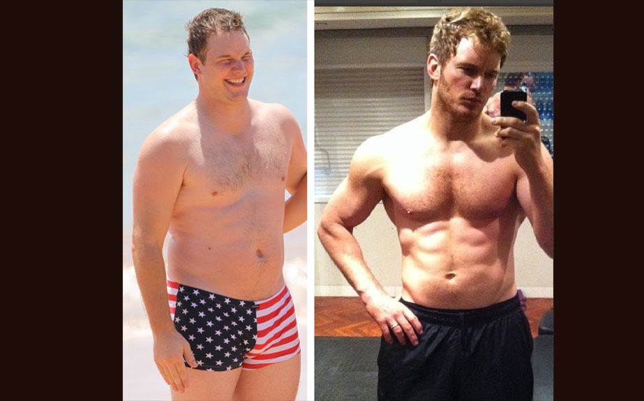 Chris Pratt, antes y después