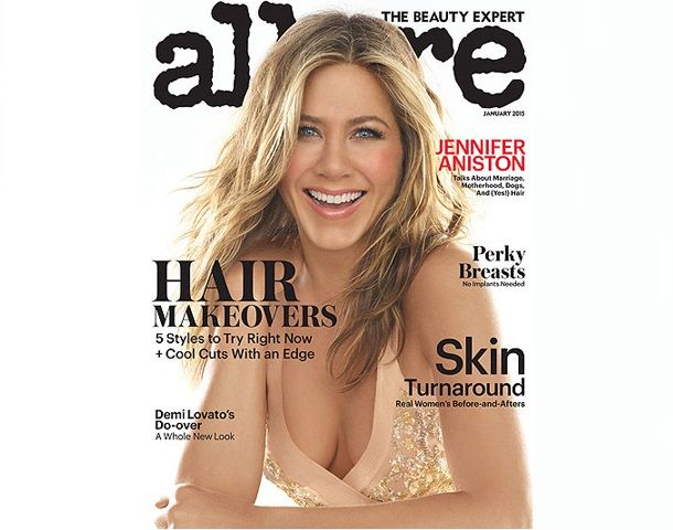 Las sensual protagonista de Friends posó sexy para una revista.