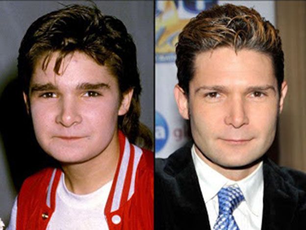 Corey Feldman: nació en 1971 en California. Debutó a los 3 años en un comercial de  McDonalds. En su juventud apareció en más de 100 anuncios y 50 programas de televisión. Se hizo muy famoso en los 80 gracias a Los Goonies y Cuenta conmigo. En los 90 dobló la voz de Donatello en la primera película de las Tortugas Ninja (1990). Regresó a la gran pantalla junto a Corey Haim en Blown Away (1992) y en Historias de la Cripta. En el año 2008 durante una discusión en un programa de TV, Feldman reveló que había sufrido abusos sexuales cuando era joven producidos por un ayudante suyo.