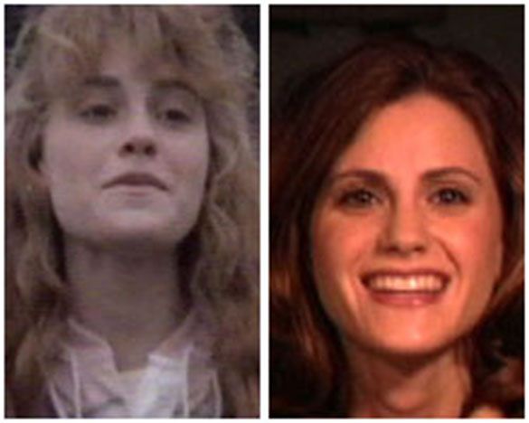 Kerri Green: nació en 1967 en New Jersey. Cuando estaba en un campamento de verano, acudió a una audición que la eligió para el papel de Andy Carmichael en Los Goonies. En 1996 fundó la asociación “Independent Women Artists” y tras varios años de inactividad en el mundo del espectáculo, en 1999 dirigió y escribió el cortometraje Bellyfruit. Sus últimos trabajos como actriz realizando colaboraciones en las series Urgencias y Ley y orden.