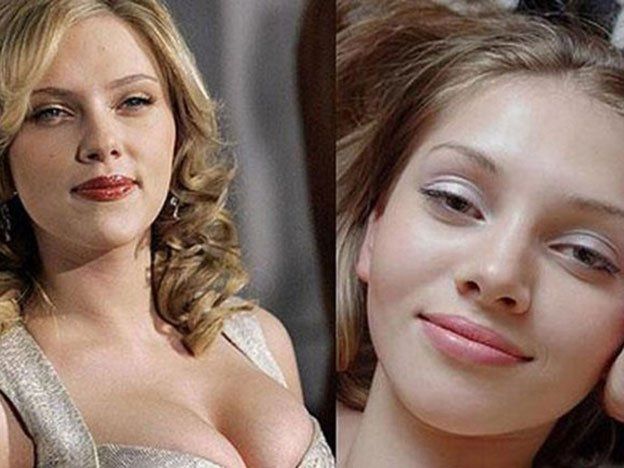 Scarlett Johansson y la actriz de X-Art, Amanda.