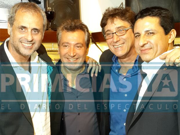 Jorge Rial, Daniel Vila, Oscar Mediavilla y Gustavo Arce, el socio de Rial.