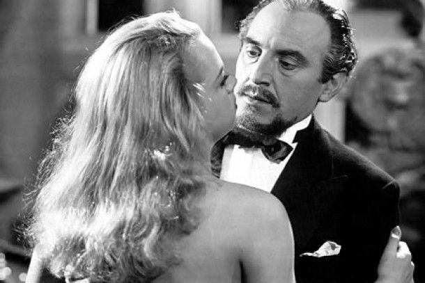 Olga Zubarry y Guillermo Battaglia en El Angel desnudo de Carlos H. Chsristensen.