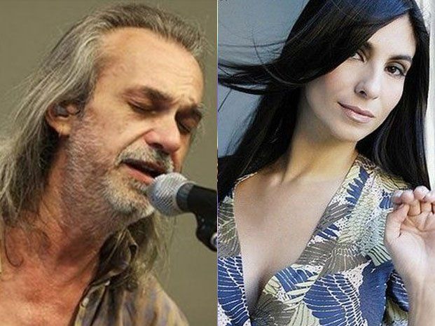 David Lebón y Carolina Peleretti