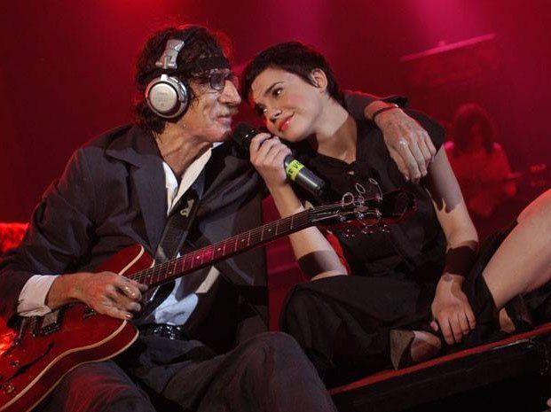 Charly García y Celeste Cid