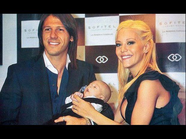 Martín Demichelis y Evangelina Anderson