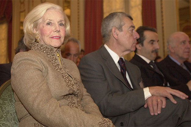 En 2005, junto al entonces embajador argentino en EEUU, José Octavio Bordón, y Guillermo Moreno.