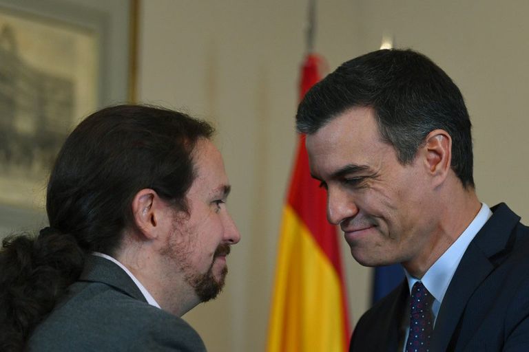 El acuerdo entre Pedro Sánchez y Pablo Iglesias