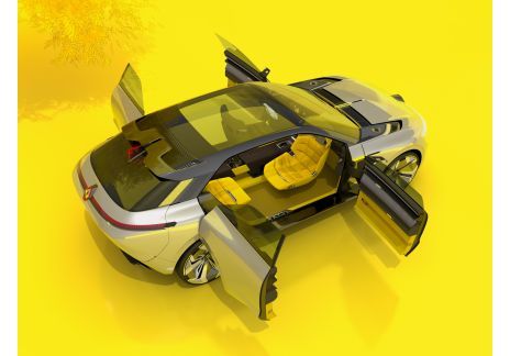 Renault MORPHOZ. Tiene una nueva plataforma modular 100 % eléctrica denominada CMF-EV