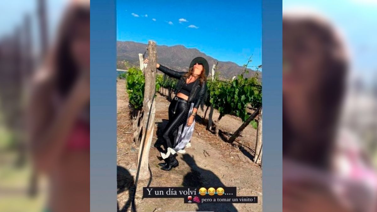 Silvina Luna recordó el video íntimo que grabó en un viñedo en Mendoza