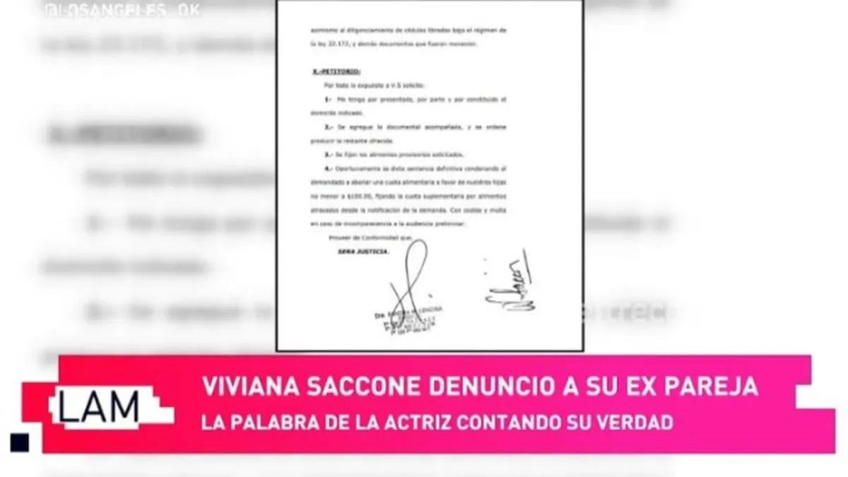 Viviana Saccone Denunció Al Padre De Sus Hijas