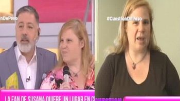 Lorna, la fan de Susana, llegó a Cuestión de Peso: Pedí entrar porque está en juego mi vida