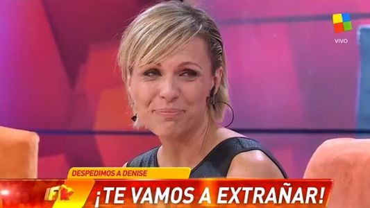 Denise Dumas se despidió llorando de Infama y sus compañeros se quebraron