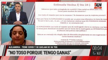 Vecina denunció que la discriminaron por su tos