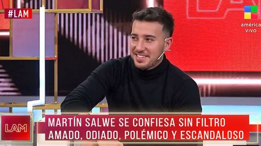La reacción de Martín Salwe cuando le preguntaron si era el topo de la producción en El hotel de los famosos