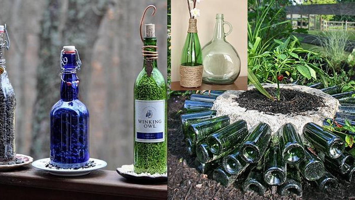 Quien tiene botellas de vidrio vacias en su casa tiene un tesoro: por qu&eacute; y para qu&eacute; utilizarlas