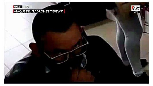 Así atemoriza el “ladrón de tiendas” los comercios en La Plata