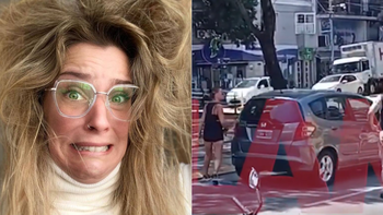 Dani La Chepi sufrió un accidente de tránsito e insultó a todos frente a las cámaras: La con.. de tu madre