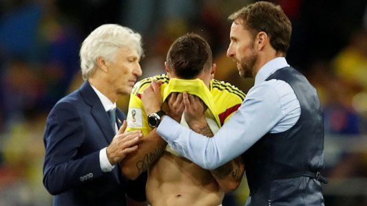 Todos sufrimos con Pekerman: Inglaterra le ganó en los penales a Colombia y está en cuartos