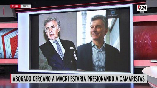 Abogado cercano a Macri estaría presionando a jueces camaristas