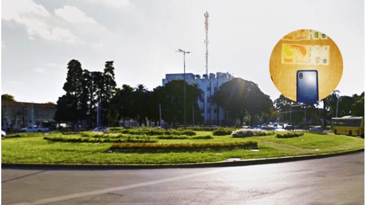La zona del robo