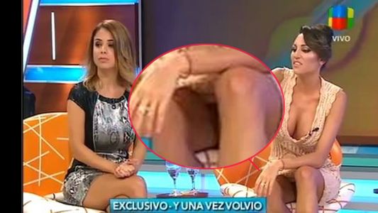 ¿Se le vio todo? Vicky Xipolitakis fue completamente desnuda a Intrusos