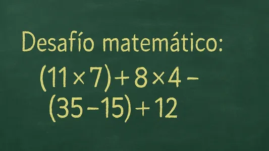 Desafío matemático: ¿en cuánto tiempo lo podés resolver?